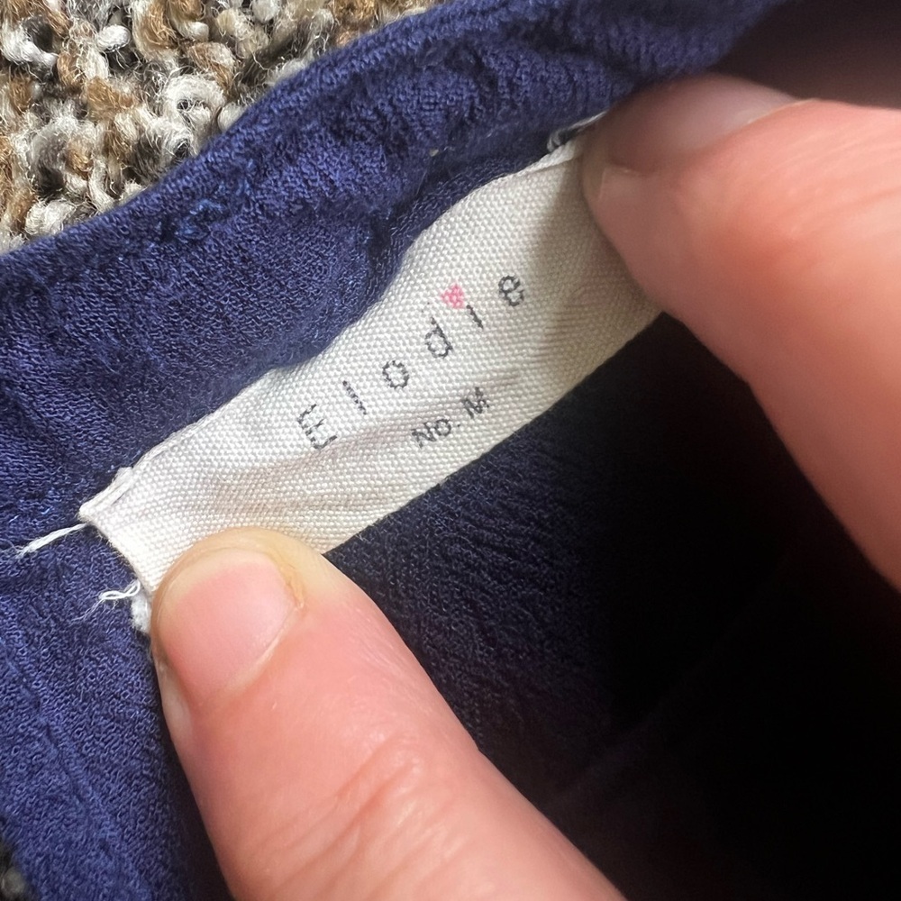 Elodie Midnight Blue Short Sleeve Top - Picture 5 of 5